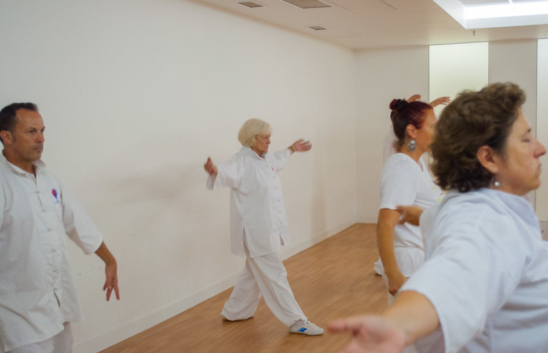 aula experimental Taijiquan Qi Gong